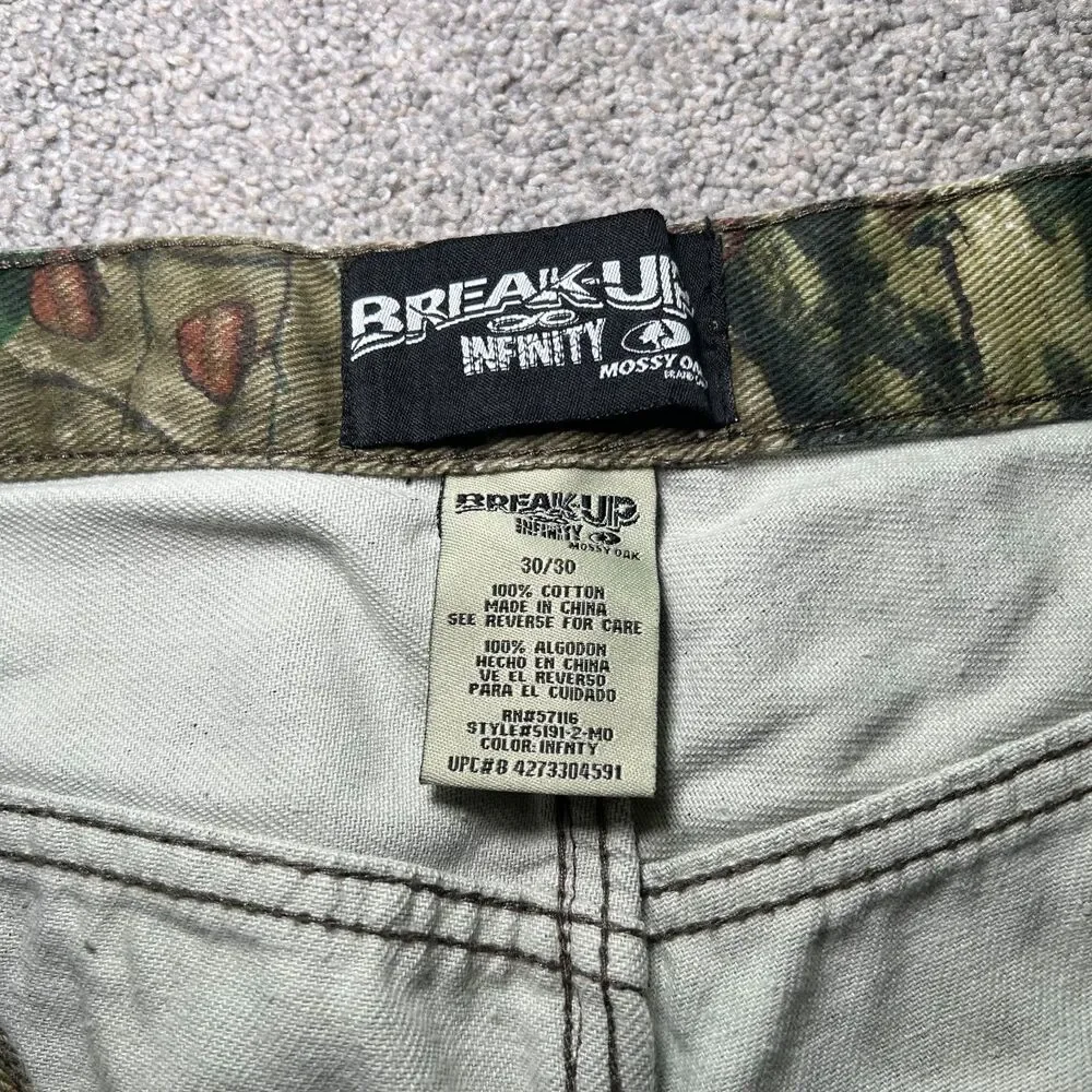 Mossy Oak Break-Up Infinity Men's Camouflage Hunting Jeans 30x30 Double Knee - Picture 3 of 6